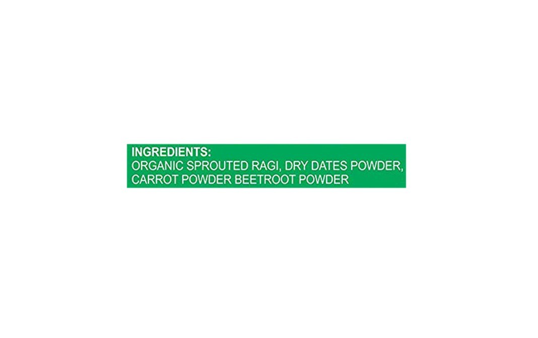Happa Sprouted Ragi, Carrot +Beetroot Porridge Mix   Box  300 grams